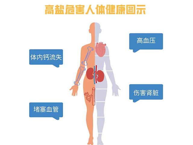 (攝入食鹽過量易造成健康隱患)